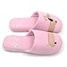 Dog Slippers hot Critter House Indoor Shoes Dachshund Slippers for Ladies Women Girls (Women US 9-10, Pink Dog)