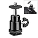Konsait Mini Ball Head with Lock and Hot Shoe Adapter Camera Cradle 1/4