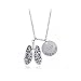 Meiligo® Fashion Doctor Nurse Gift Human Anatomy Necklace Jewelry Just Breathe Letter Anatomical Lung Heart Charm Necklace (Human Chest - Silver)