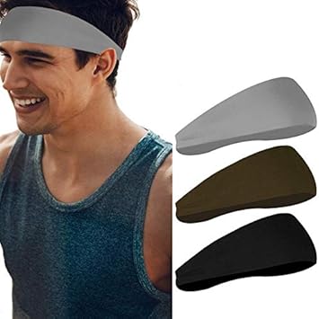 Amazon Coolooヘッドバンド ヘアバンド メンズ レディース テニス 汗止め 幅広 吸汗速乾 伸縮性 抗菌防臭 スポーツ用 男女兼用 Cooloo ヘッドバンド