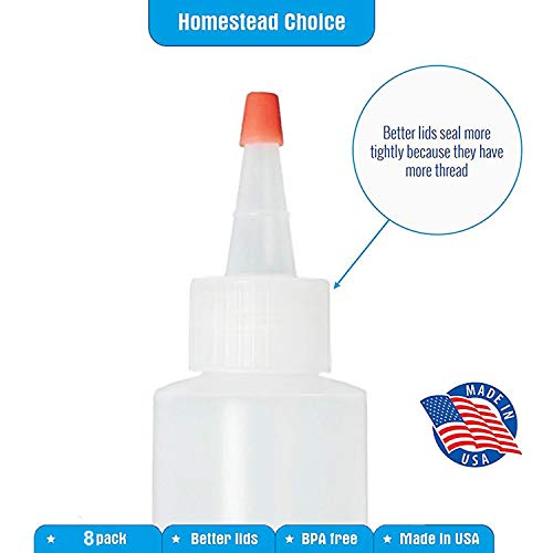 3 8+pack+Plastic+Squeeze+Condiment+Bottles