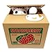 Ziv Coin Bank, Unique Gadgets & Toys Stealing Money Piggy Bank, Cat Piggy Bank (Strawberry Cat)