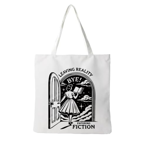 KAOWT Reading Book Library Tote Bag