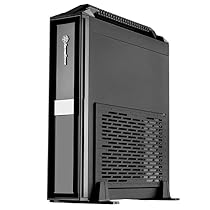 SilverStone Technology Mini-ITX Slim Small Form Factor Computer Case with Handle ML08B-H