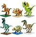 Lego Compatible Jurassic World Dinosaur Toy 6PCS/set Building Blocks Cartoon Movie Jurrassic Park 4 Dinosaur Bricks Toy (Without Original Box)