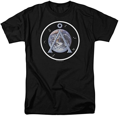 Stargate Men's Earth Emblem T-shirt Black