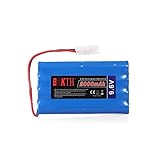 BAKTH RC Bateria 9.6V 2000mAh con Conector Tamiya para Eléctricos RC Coche, Barco y gadgets (Toy / Juguetes) Recargable NiMH AA 8 cells(Azul) Compatible con Conector KEY + Regalo(Coasters estilo chino)
