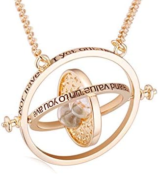 Yarstar Inspired Necklace Time Golden Snitch for Fans Presents or Decorations