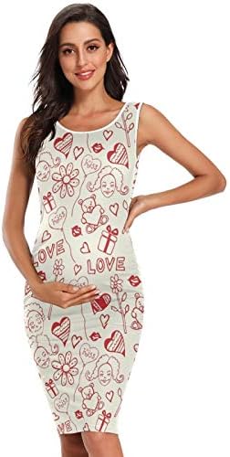 Amazon Co Jp マキシ ロング ワンピース 心のキス 可愛い エレガント ノースリーブ コットン ファッション 妊婦服 母乳育児服 マタニティ 授乳服 入院 出産準備 妊娠中 ルームウェア ロングドレス S 2xl 服 ファッション小物