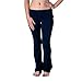 Hollywood Star Fashion Women's Slimming Foldover Bootleg Flare Yoga Pants