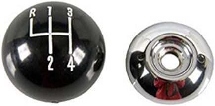 Black 4 Speed Shift Knob for Hurst and Other 3/8-16 Thread Shifters