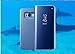 Samsung Galaxy S6 Edge Plus Slim Multi-Function Mirror Case S-View Stand flip Protection Cover (Blue)