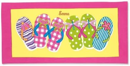 custom embroidered flip flops