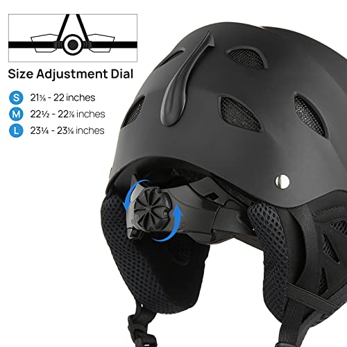ILM Ski & Snowboard Helmet for Adult Men Women, Youth & Kids Snow