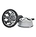 Hookah Bowl Set- Funnel Silicone Hookah Bowl with Hurricane Glass Core + Lotus Heat Management System Shisha Hookah Coal Charcoal Holder for Smoking Hookah Accessories (Glass Silicone+Single Handle)