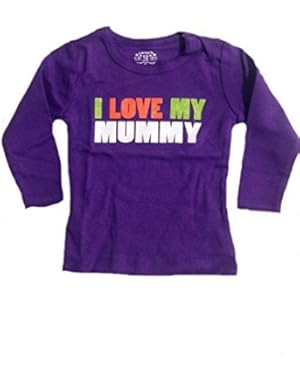 Baby Girls' Purple Long Sleeve I Love Mummy Halloween Shirt (12 Months)