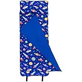 Wildkin Nap Mat with Pillow for Toddler Boys and Girls, Perfect Size for Daycare and Preschool, Designed to Fit on a Standard Cot, Patterns Coordinate with Our Lunch Boxes and Backpacks