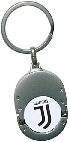 Juventus Keychain New Logo in Metal - Official Product