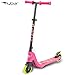 Flybar Aero Micro Kick Scooter for Kids, Pro Design with 2 Electric LED Wheels, Adjustable Handles