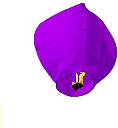 Sky Lantern, HPChoice Assorted Sky Lanterns Chinese Paper Sky Flying Wishing Lantern Lamp Candle Party Wedding Wish Biodegradable Environmentally Friendly Kongming Wish Lanterns (Assorted, Pack of 20)