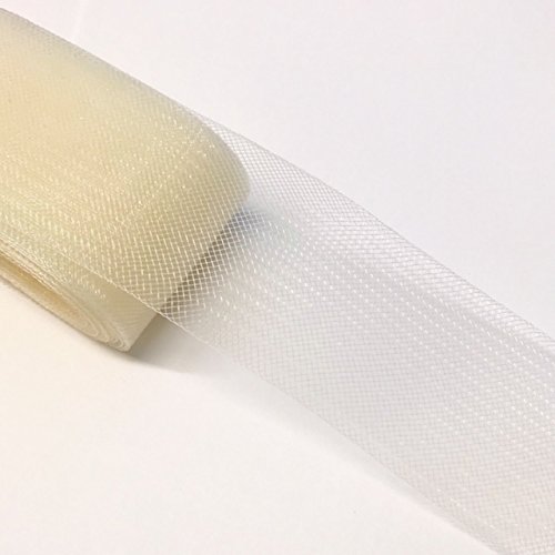 Soft Polyester IVORY Horsehair Braid, Sold by Roll 22 yards (2" inch wide)