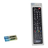 HQRP Remote Control for Panasonic EUR7627Z20 PT-43LCX64 PT-44LCX65 PT-50DL54 PT-50LCX64 LCD LED HD TV Smart 1080p 3D Ultra 4K Plasma + HQRP Coaster