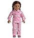 sweet dolly Doll Clothes 2pc Pink Sleepwear Pajamas Fits 18 Inches American Girl Dolls