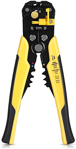 Wire Stripper Multifunction Automatic Wire Stripper Crimping Pliers Wire Cutter Cable Crimper Electrician Tools for Cable Diameter 0.5-2.6 mm