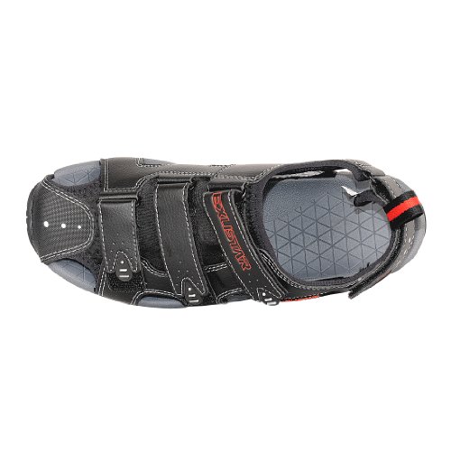 Exustar E-SS503 Bike Sandal, Black, 45/46 Euro or