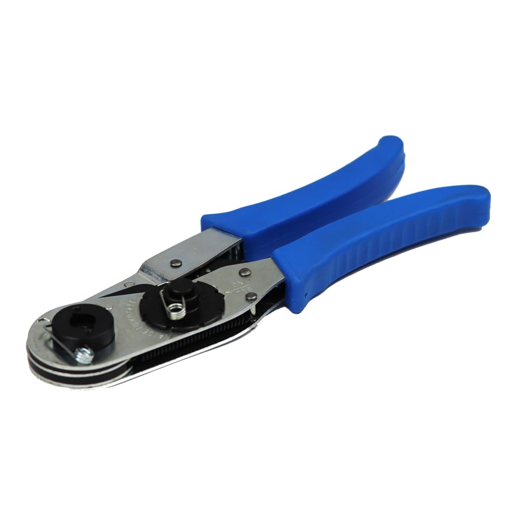 Maun 3603-200 Crimping Tool 8 Indent 26 to 16 AWG | Ratchet Control Ensures Perfect Crimp | MIL-C-22520/2 Spec | Ergonomic Design | Wire Sizes 26 to 16 AWG