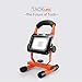 TACKLIFE Rechargeable LED Work Light, 15w Portable Flood Light, Waterproof IP65 Emergency Light, Portable Light for Camping, Fishing, USB Output for Mobile Device, 6000k Color Temperature