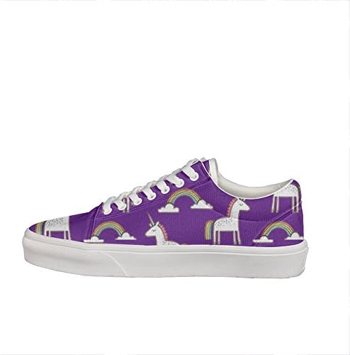 rainbow unicorn pattern Women Casual shoes Flat cool Fashion Gym gift