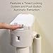 Ivation Retractable safety Gate - Indoor & Outdoor Mesh with Timed Locking System & Push-Button Release - Use in Doorway or Stairway for Baby, Kids, Toddlers & Pets, Fits opening up to 47