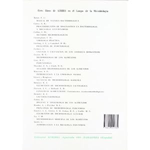 Bacteriología y virología veterinarias.