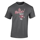 Wisconsin Badgers TShirt Heather Gray