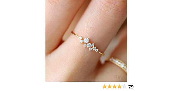 Naomi Simple 18k Gold Color Rings for 
