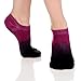 Great Soles Women's Ombre Dyed Grip Socks for Pilates, Yoga, and Barre