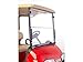 EZGO RXV Clear Fold Down Impact Resistant Windshield for EZGO RXV Golf Cart - Quick Disconnect