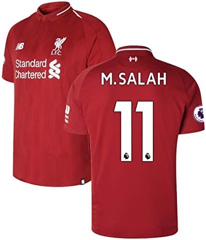 2018-2019 Liverpool Home Mens #11 M Salah Socce Jersey