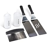 Blackstone Grill and Griddle Kit, 2 spatulas, chopper/scraper, 2 bottles