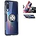 Xiaomi Mi 9 Case,360° Rotating Ring Kickstand Protective Case,TPU+PC Shock Absorption Double Protection Cover Compatible with [Magnetic Car Mount] for Xiaomi Mi 9 Case(Navy/Silver)