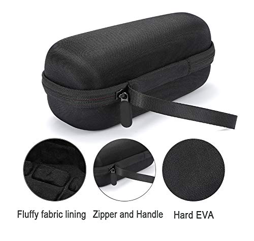 Hard Case Travel Carrying Bag for Braun Series 3 3040s 3010BT 3020 3030s 300s, Braun Series 5 5030s 5147s WF2s 5090cc 5050cc Men's Electric Razor. (Device and Accessories are not Included) - Black