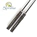 Metal Stainless Steel Tongue Cleaner Scrapers, dental hygiene oral care, rid of bacteria and bad breath, aid immune system, set of 2 with travel pouches - by Spiraliks