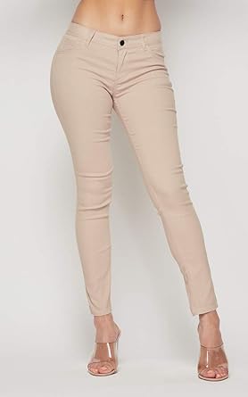 khaki jeggings