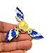 Newest Alloy Tri-Spinner Hand Spinner Spinner Fidget Toy New Style Gfits Toys , EDC ADHD Focus Stress Reducer Relieve Anxiety Autism (blue)