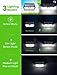 LITOM Solar Motion Lights Outdoor, Enhanced 63 LED Solar Lights with 3 Modes, 270°Wide Angle, IP65 Waterproof, Easy-to-Install Security Lights for Front Door, Yard,Garage, Deck, Fence-2 Pack