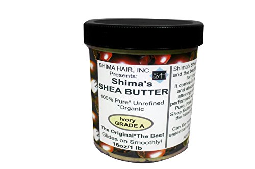 Shima's Shea Butter-16oz (Ivory-Unrefined-Pure)