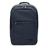 15 inch MacBook Pro Laptop CaseCrown Waltham Backpack (Denim Navy Blue) w/ Padded Compartment