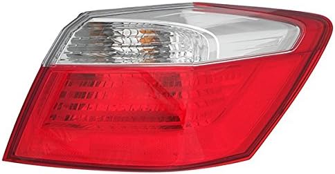 EPIC LIGHTING Halogen Replacement Spec Tail Light Outer w/o LED Compatible with HONDA 13-15 ACCORD 4D SEDAN EX LX SPORT [ HO2805101 33500T2AA01 ] Right Passenger Side