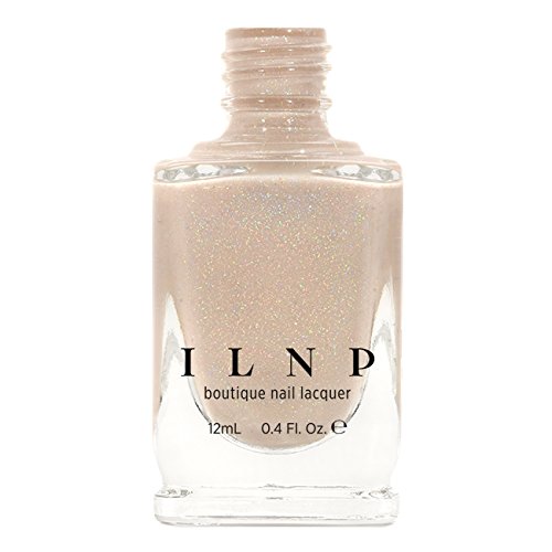 ILNP Elle - Almond Nude Holographic Sheer Jelly Nail Polish